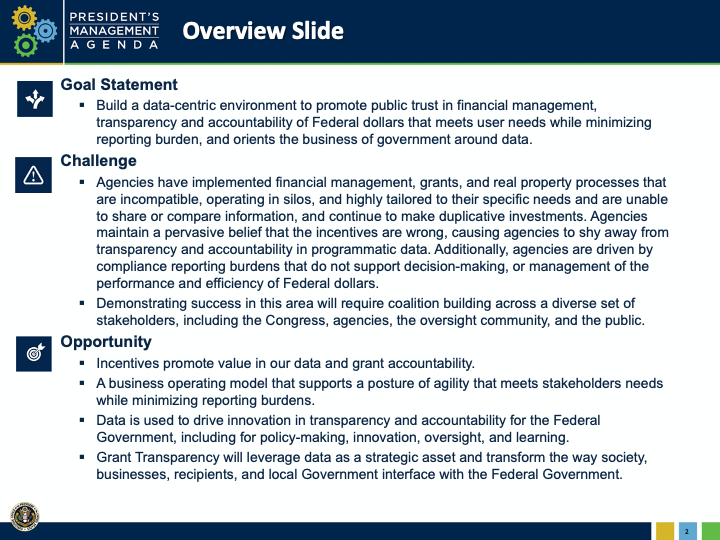 Draft Federal Financial Data Strategy document - page 2
